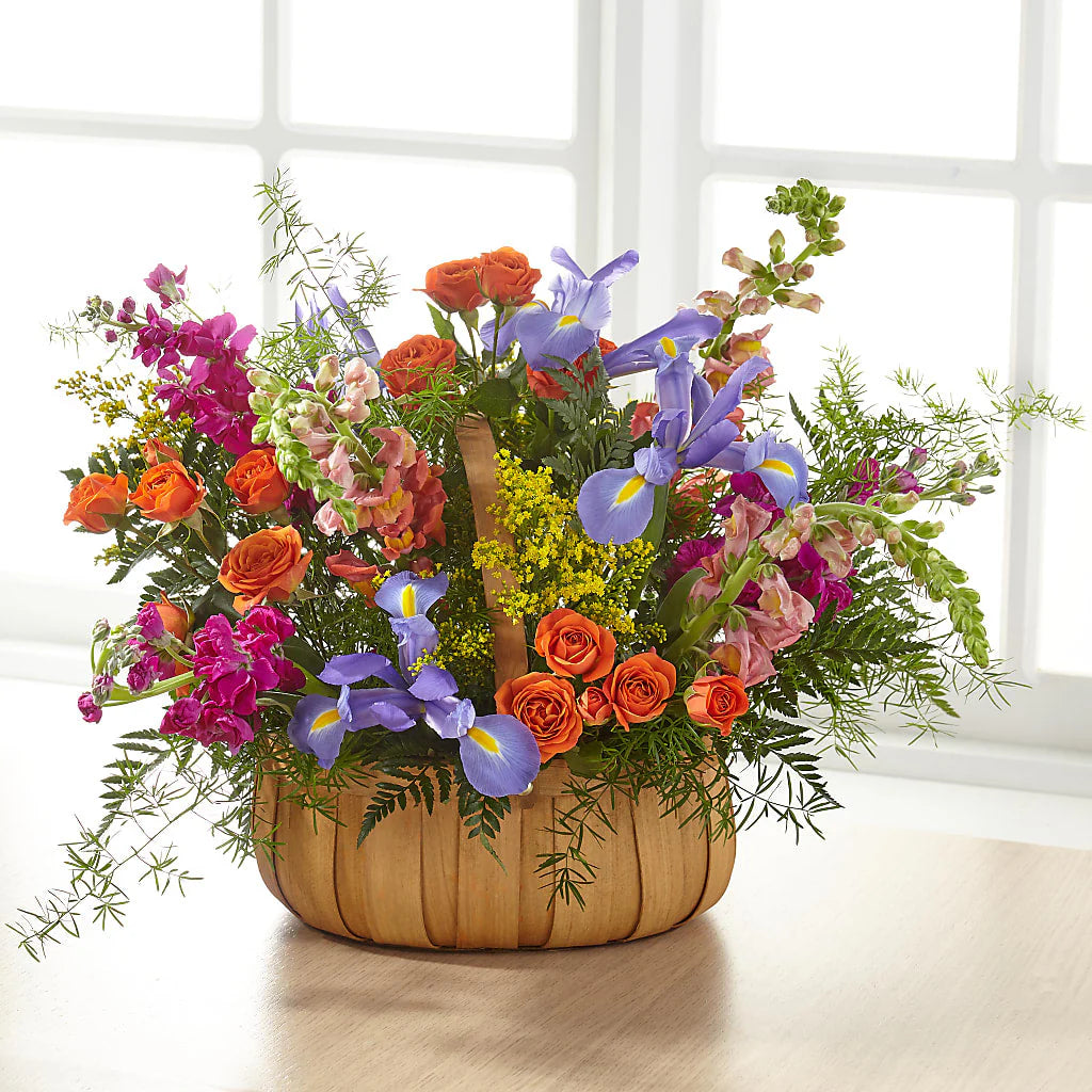 Tranquil Garden Basket - Flower Art USA