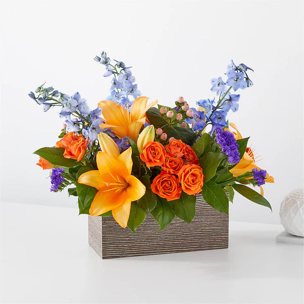 Citrus Bloom Box Bouquet - Flower Art USA