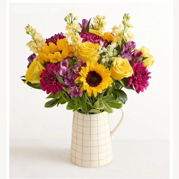 Golden Violet Harmony Bouquet