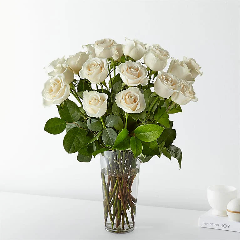 Classic White Rose Bouquet