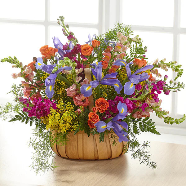 Tranquil Garden Basket - Flower Art USA