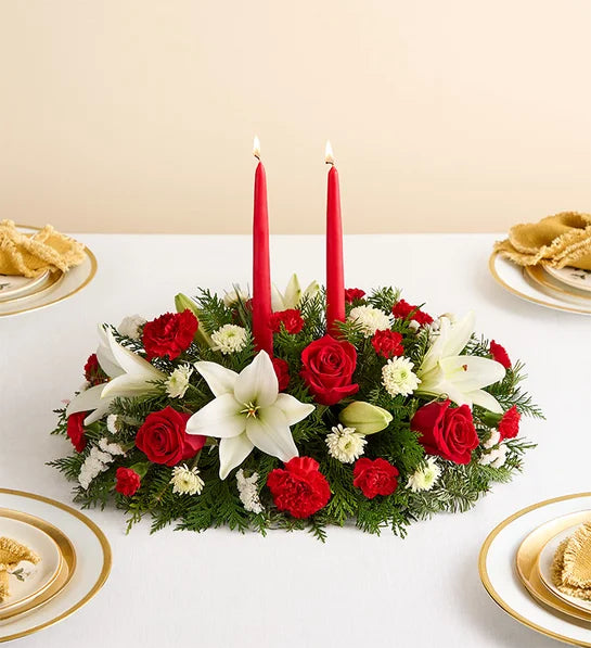 Traditional Christmas Centerpiece