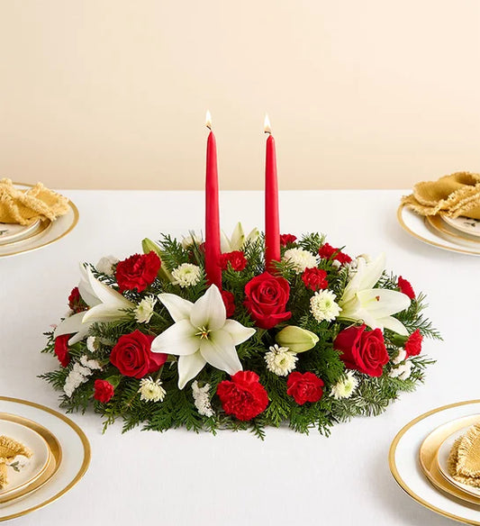 Traditional Christmas Centerpiece