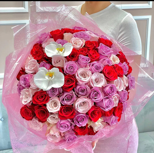 Eternal Elegance Wrapped Bouquet