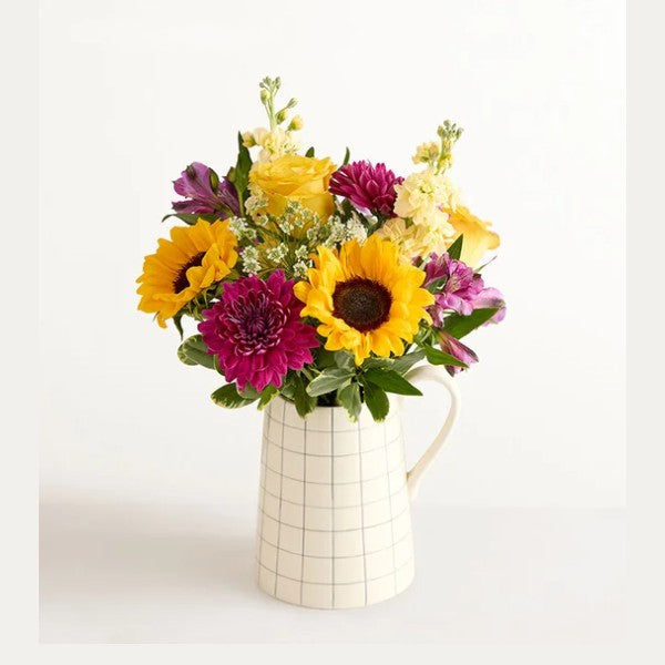 Golden Violet Harmony Bouquet