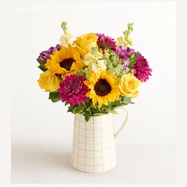 Golden Violet Harmony Bouquet