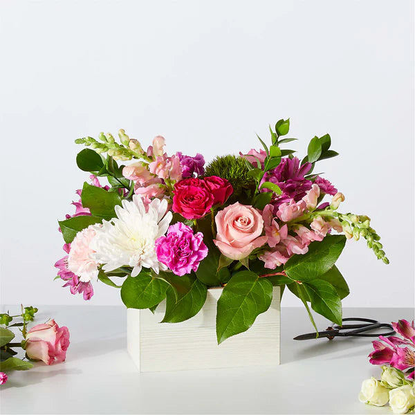 Berry Bloom Box Bouquet - Flower Art USA