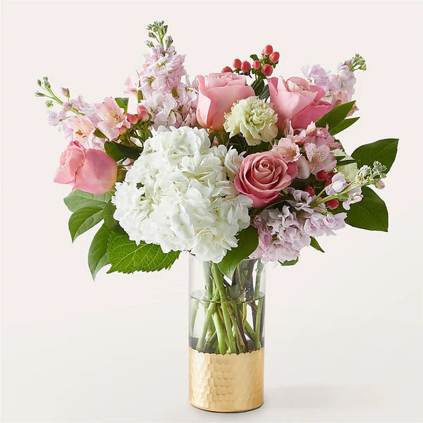 Rosé Whisper Bouquet - Flower Art USA
