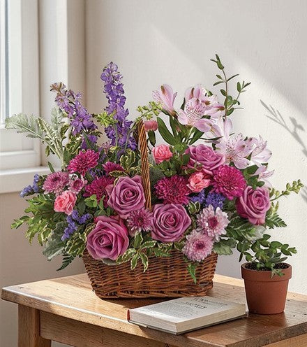 Lavender Grace Basket
