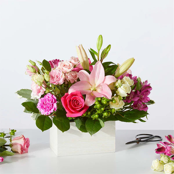 Berry Bloom Box Bouquet - Flower Art USA