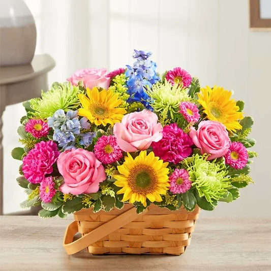 Sunny Meadow Basket